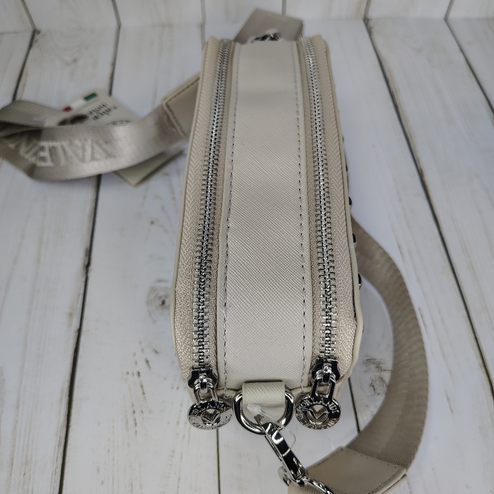 Valentino Orlandi Studded Camera Bag Crossbody Purse - Picture 6 of 10